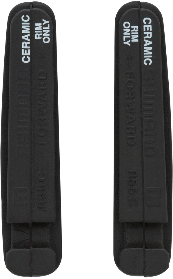 Shimano Bremsgummis R55C Dura-Ace, Ultegra, 105 Für Keramikfelgen - 2 Paar 2 Shimano Bremsgummis R55C Dura-Ace, Ultegra, 105 Für Keramikfelgen - 2 Paar – Bild 2