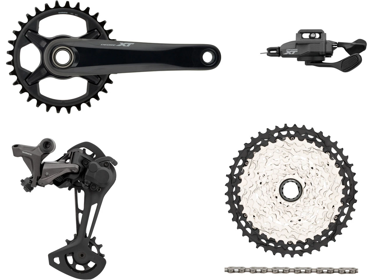 Shimano XT M8100 Gruppe 1x12 32 1 Shimano XT M8100 Gruppe 1x12 32