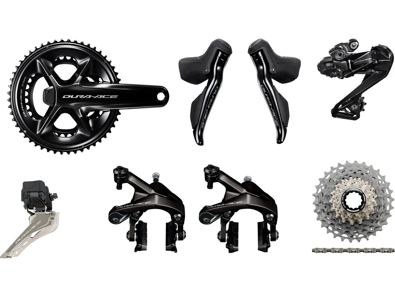 Shimano Dura-Ace Di2 R9250 Powermeter Gruppe 2x12 36-52 1 Shimano Dura-Ace Di2 R9250 Powermeter Gruppe 2x12 36-52