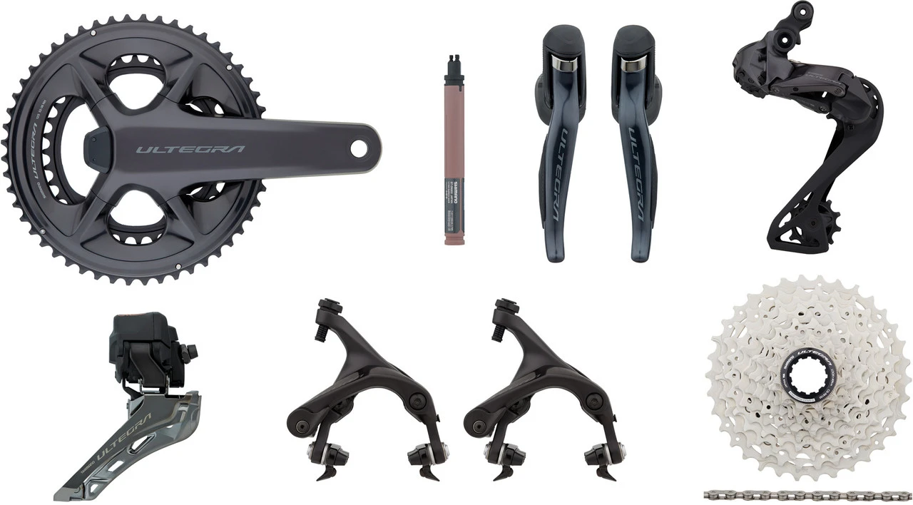 Shimano Ultegra Di2 R8150 Powermeter Gruppe 2x12 36-52 1 Shimano Ultegra Di2 R8150 Powermeter Gruppe 2x12 36-52